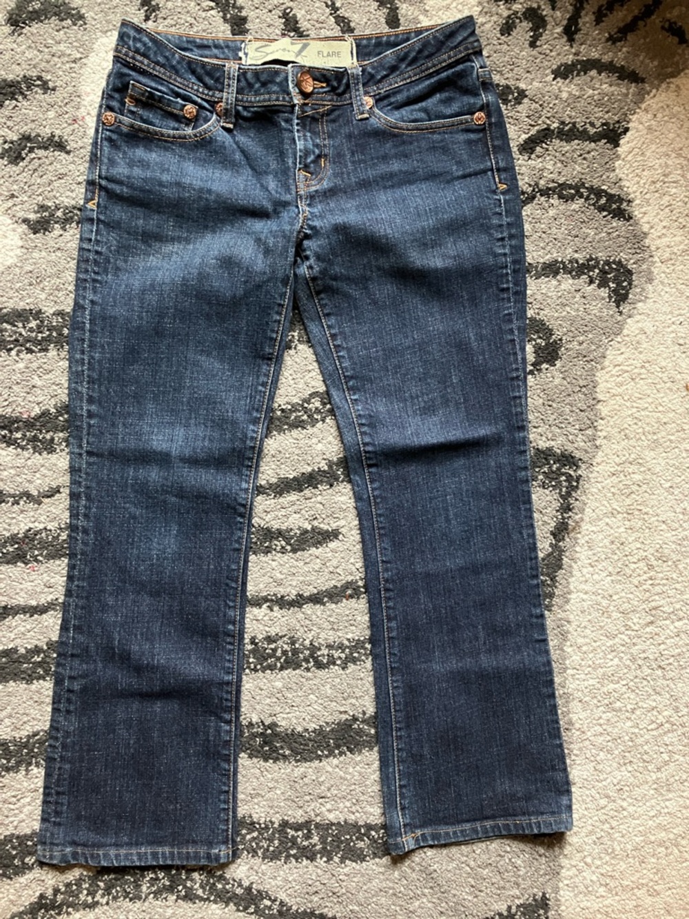 Seven7 Dark Indigo Flare Jeans